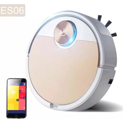 ES06 Robot Vacuum Cleaner Smart vaccum cleaner fpr Home Mobile Phone APP Remote Control Automatic Dust Removal cleaning Sweeper