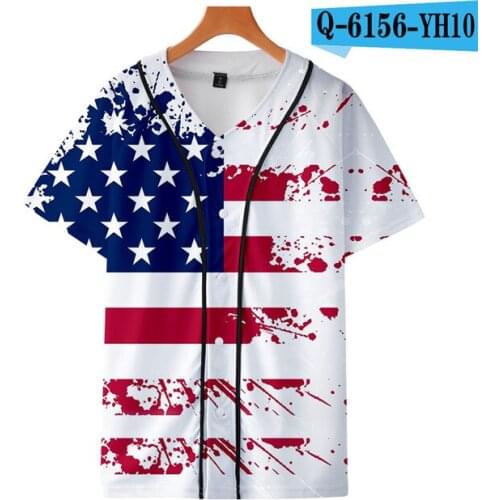 Skull Eagle USA National Flag baseball mens T-shirt Hip Hop T Shirts Casual 3d teen Tshirt Harajuku Streetwear T shirt Clothes