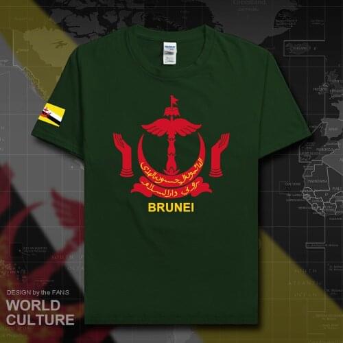 Nation of Brunei men t shirt fashion jerseys nation team 100% cotton t-shirt clothing tees country sporting flag BRN Bruneian 20