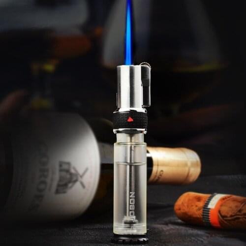 Torch Flame Jet Butane Gas Lighter Turbo Windproof Cigar Cigarette Refillable Lighter 1300 C Fixed Fire Portable Gadgets For Men