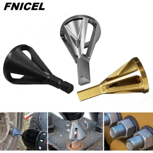 Metal Bit Deburring External Chamfer Tool Stainless Steel Remove Burr Tools for Metal Drilling Tool and All Types Drills Chuck
