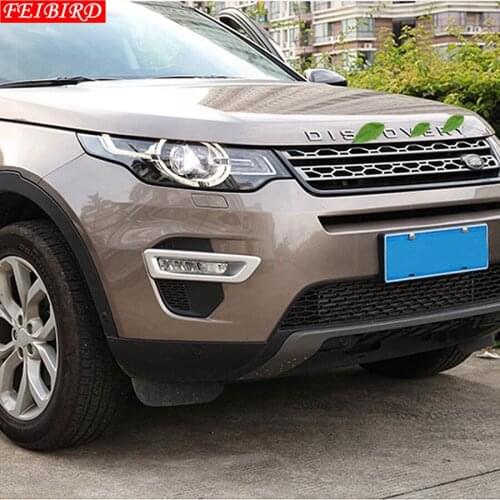 ABS Front Fog Light Lamp Cover Trim Molding Garnish 2PCS/SET For Land Rover Discovery Sport 2015 2016 2017 2018 2019