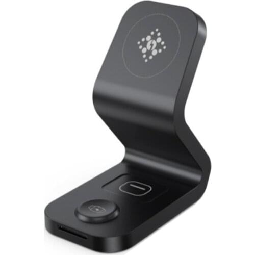 NEW-15W Qi 3 in 1 Magnetic Wireless Charging for IPhone 12 Mini Quick Charge Station Dock for Pro/Apple Watch