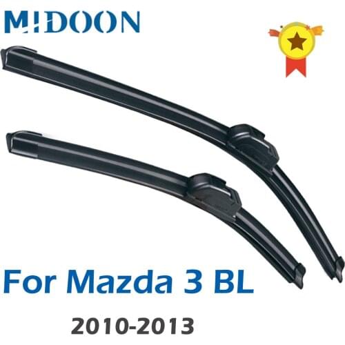 MIDOON Wiper Front Wiper Blades For Mazda3 BL MK2 2010 2011 2012 2013 Windshield Windscreen Front Window 24"+19"