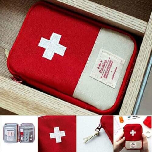 Mini Outdoor Sports Tactical First Aid Kit Camping Travel Emergency Kit Portable Storage Pouch Pill Case Camping Survival Bag