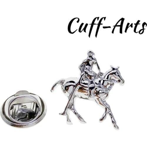 Lapel Pin Badges for Men Polo Horse Rider Lapel Pin Brooches 2019 Classic Novelty Lapel Pin By Cuffarts P10336