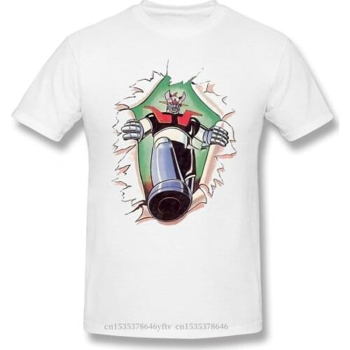 New Summer Mazinger Z T-Shirt Cotton Ultraman Metal Heroes Giant Monster Space Garrison Films Ofertas Men TShirt