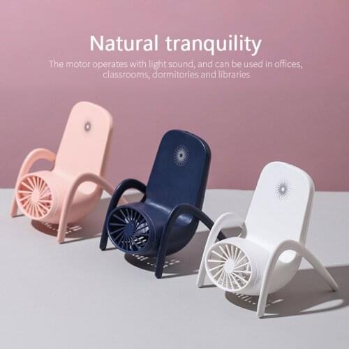 New Upgrade Creative 2-in-1 USB Fan Charging Mobile Phone Holder Battery Life Handheld Quiet Mini Fan with Protective Net