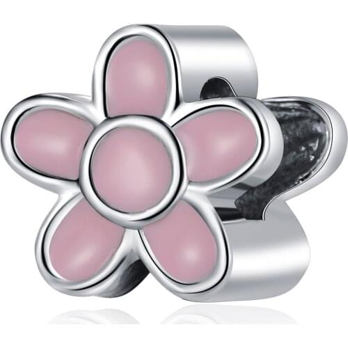 New Original Alloy Bead Floret Charm Fit Pandora Bracelet Bangle Necklace DIY Women Jewelry