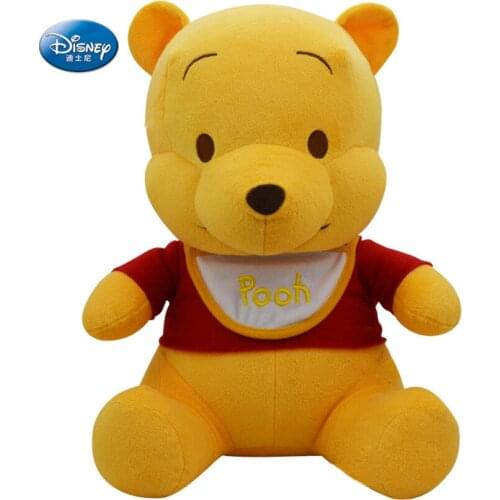 Disney authentic 25cm Winnie the Pooh doll fashion stuffed toys girl gift cartoon plush toy anime doll Christmas gift SZZ047