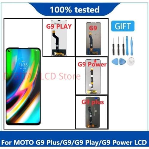 Original For Motolola Moto G9 Plus LCD Display Touch Screen for Moto G9 LCD Digiziter Assembly For Moto G9 Play G9 Power LCD