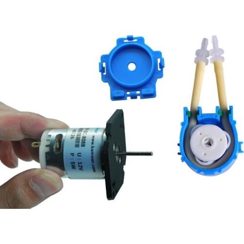 DC6V Peristaltic Pump Black/White Color Metering Pump Mini Water Pump Free Shipping