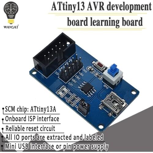 Attiny13 AVR Development Board Attiny13A-SSU Learning Board Experimental Test Boards AVR Board Minimum System