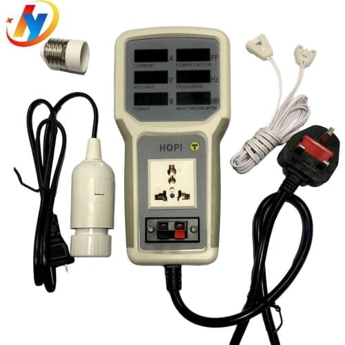 HOPI Brand HP9800 Handheld Power Monitor Energy Meter Analyzer HP-9800 Measurable Current-voltage Power Factor,US/UK/EU/AU Plugs