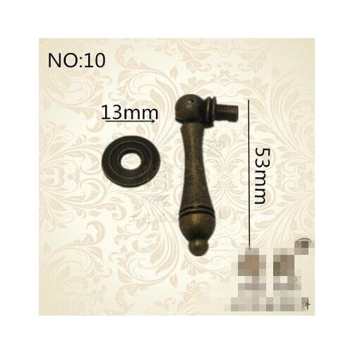 A12 Zinc alloy European Garden single hole copper zinc alloy handle antique wardrobe cabinet door door handle style