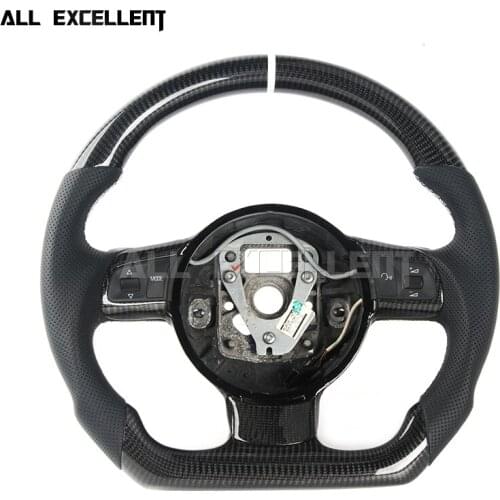 For Audi S3S4 A4LA5A6LA7A8A3 TT R8 S5RS6RS7 true carbon fiber steering wheel