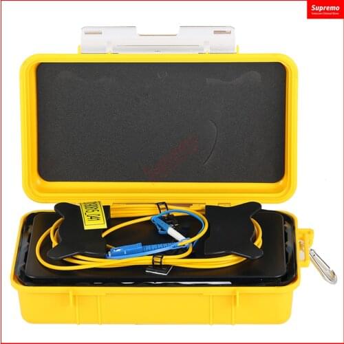 SC/UPC - LC/UPC OTDR Zone Eliminator Fiber Rings Fiber Optic OTDR Launch Cable Box 500M 1Km 2Km SM 1310/1550nm Tool Box
