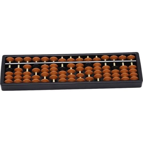 New Plastic Abacus 15 Digits Arithmetic Tool Kids Math Learn Aid Caculating Toys Gifts