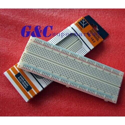 1 MB102 breadboard 830-point solderless PCB breadboard test development DIY electronic accessories compatible board tantalum