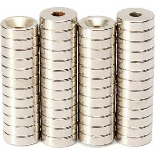 10/20/50Pcs 10x3mm Hole 3mm Strong Ring D Countersunk Neodymium Round Magnet