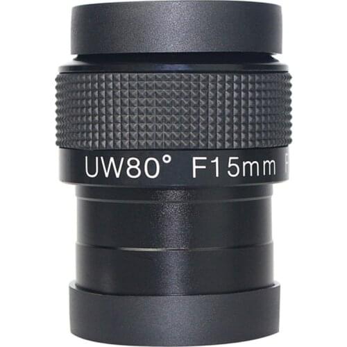 2" F15mm Eyepiece Ultra Wide Angle 80 Degree Astronomy Monocular Telescope FMC Eyepiece LD2017A