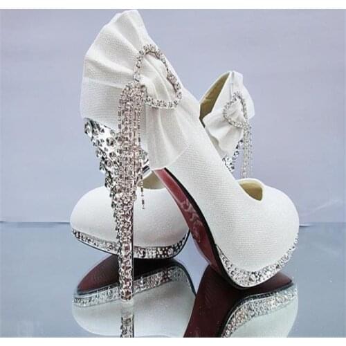 2020 party shoes female sexy ladies high heels pumps heeled woman wedding shoes rhinestone high heels