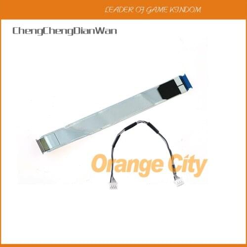 30pcs/lot For Playstation 4 PS4 Console DVD Disk Drive Laser Lens Ribbon Flex Cable Pulled W/ 4Pin Power Cable