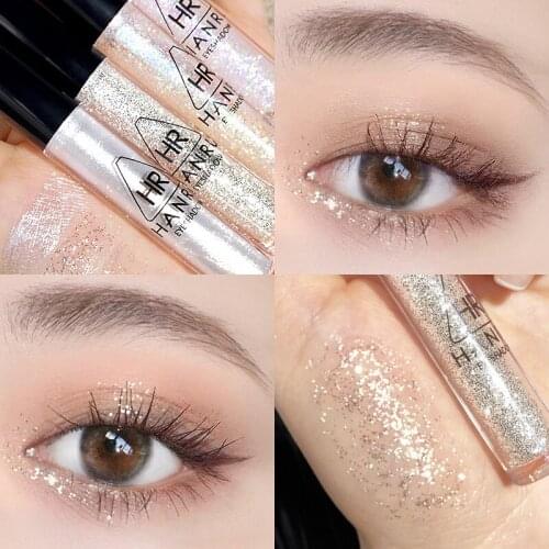 4 Colors Glitter Liquid Eyeshadow Waterproof Lasting Shimmer Metallic Easy To Makeup Professional Eye Shimmer Eyeshadow