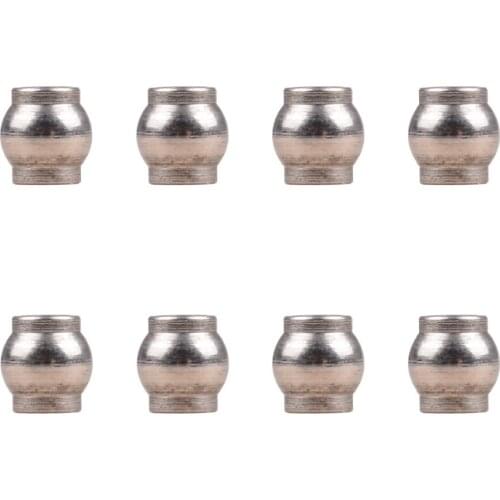 8pcs/set Wltoys 12428 12423 RC Car Spare Parts Metal Upgrade 12428-0075 Ball Head C 4.8*5 Accessories