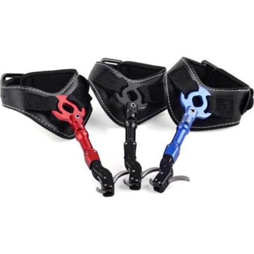 Archery compound Bow Release Aids Wrist Release Hunting Trigger Adjustable Strap Wristband Release Compound Bow Shooting Accesso