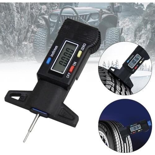 High-Precision Digital Tread Depth Gauge Auto Tire Pressure Wear Detection Car Safety Measurer Tools Electronic vernier caliper