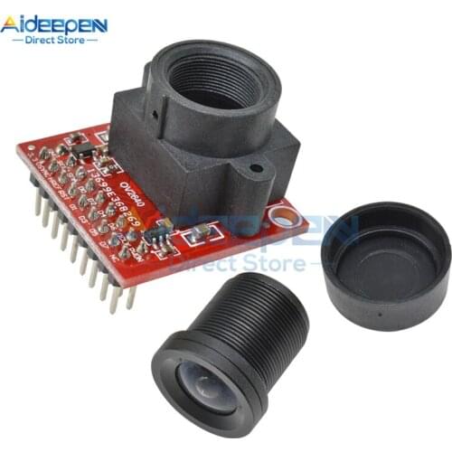 3.3V OV2640 Camera Module 2MP Megapixel STM32F4 Driver Source Code Support JPEG Output CMOS Sensor Module 200W Pixel For Arduino