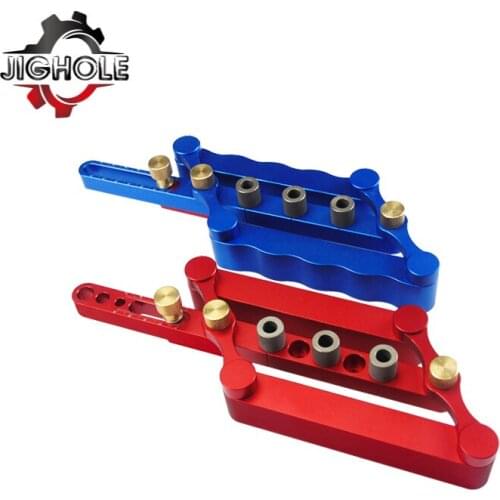 6/8/10mm Self-centering Woodworking Doweling Jig Drill Guide Wood Dowel Puncher Locator Tools Kit for Carpentry