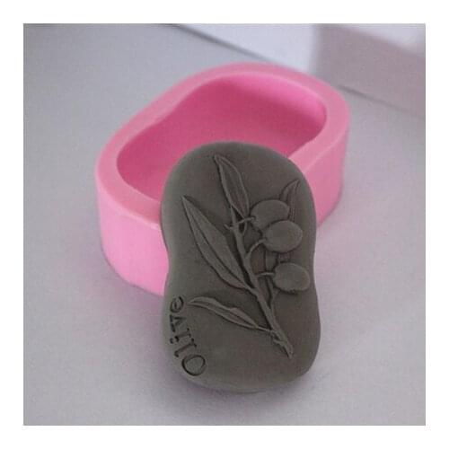 New Olive Craft Art Silicone Soap mold Craft Molds DIY Handmade soap molds