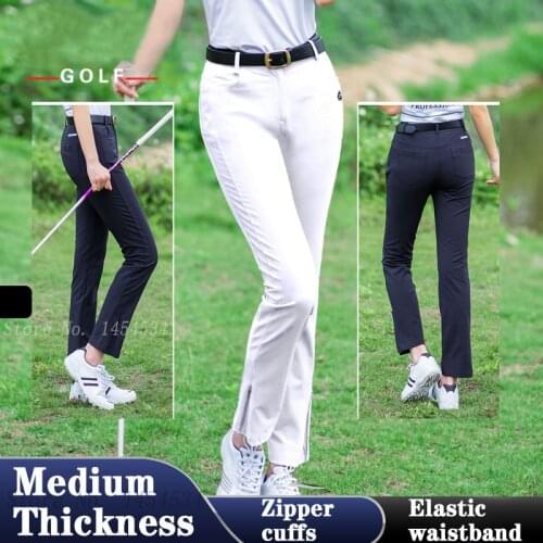 Send Belt ! 2020 New Cropped Trousers Casual Autumn Spring Golf Sportswear Long Pants Slim Fit Elastic Ankle Length Fast Dry PGM