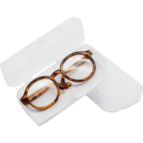 8cm 9cm Dolls Glasses Box For 1/6 1/8 1/3 bjd blyth EXO Azone doll Accessories Glasses Plastic case