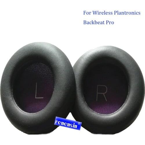 Replacement headphones Cushion Ear Pads For Wireless Plantronics Backbeat Pro Noise Cancelling Headphones black with purple