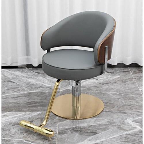 Online celebrity barber shop chair high-grade simple modern hairdressing chair barber shop latest haircut chair hair salon dedic