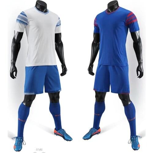 Narweiya white blue Soccer jerseys men sport running cycling football adults kits soccer uniforms suits Training kits 2020 2021