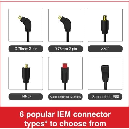 TRN BT3S 4.2 Wireless Bluetooth Aptx Cable 2PIN 0.75 0.78mm IE80 MMCX A2DC Headphone Bluetooth Cable For TRN X6/KZ/TFZ/se215