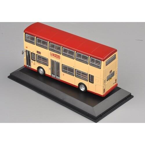 1/76 Hong Kong KMB Double-decker Buss Commuter Model Car Toy for Kids Gift in stock