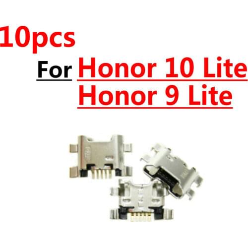 10pcs New Micro USB Plug Charging Port Connector Socket For Huawei Honor 10 9 Lite