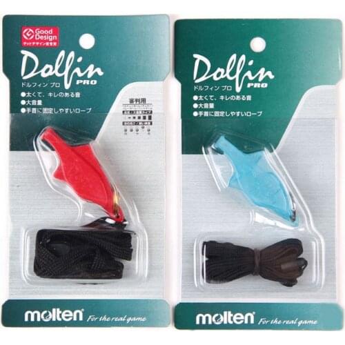 12 pcs Molten Football Referee Whistle Soccer Basketball survival Whistles apito Sports silbato Dolphin whistles Wholesale