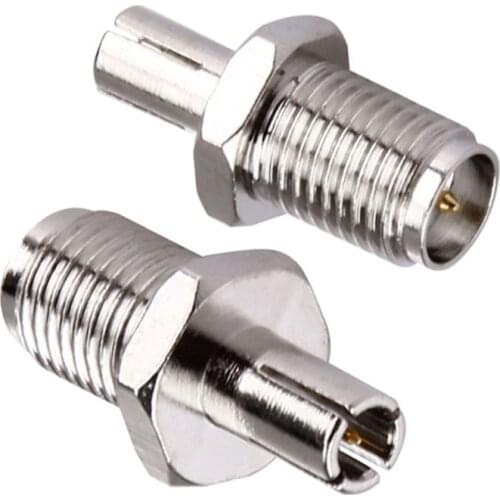 2 Pcs SMA to TS9 RF Coaxial Adapter Male Female Coax Connector Adapter Coupler and Converter