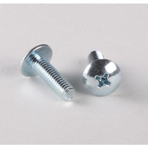 40PCS Large Flat Head Cross Machine Teeth Screws Cross Slot Large Flat Head Screws Umbrella Heads M3*6/8/10.......30mm