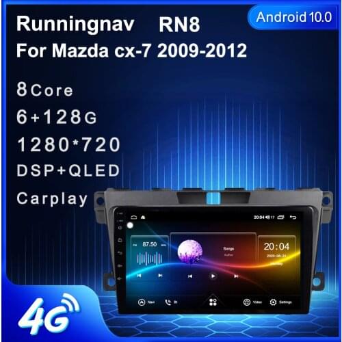 4G LTE Android 10.1 For MAZDA CX-7 CX7 CX 7 2008-2015 Multimedia Stereo Car DVD Player Navigation GPS Radio