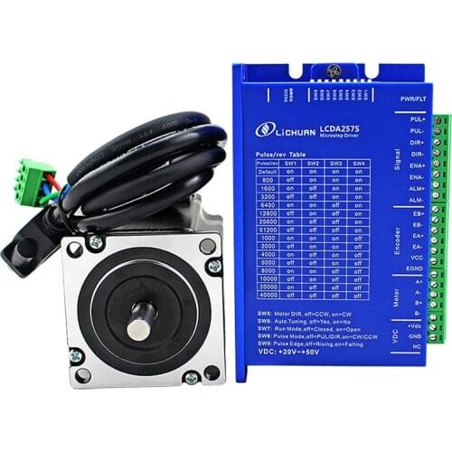 57 closed loop stepping 2.2Nm screw machine equipment dedicated two-phase closed-loop stepping set LC57H280 with feedback
