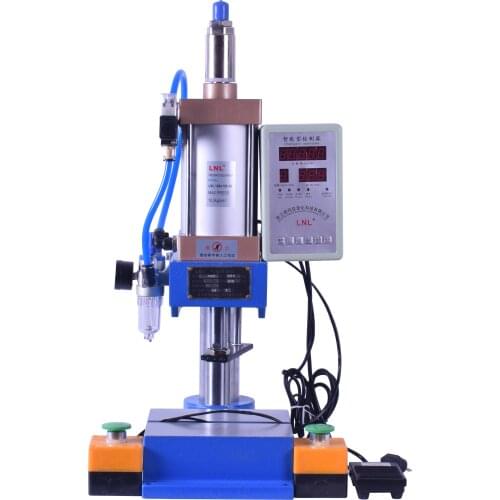 800KG Pneumatic Punching Machine Single Column Manual Printing Logo Press Adjustable Force High Precision Quality Factory Outlet