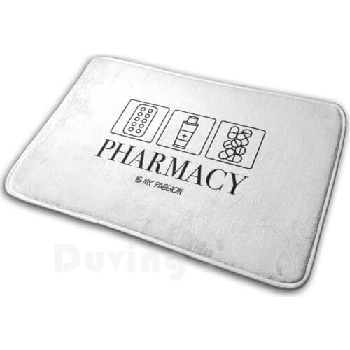 Pharmacy Is My Passion Soft Non-Slip Mat Rug Carpet Cushion Pharmacist Pharmacy Student Pharmacy Technician Pharmd
