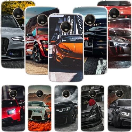Sports Cars Male Men Phone Case For Motorola Moto G9 G8 G7 G6 G5 E6 E5 E4 Plus Play Power One Action Macro Coque Cover Capa